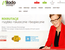 Tablet Screenshot of milado.com